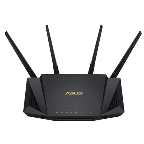 ASUS RT-AX3000 Dual Band WiFi Router, WiFi 6, 802.11ax, Lifetime Internet Security