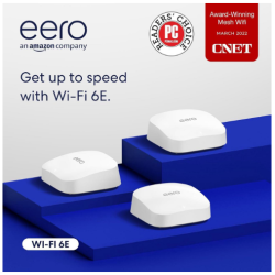 eero Pro 6E AXE5400 Tri-Band Mesh Wi-Fi 6E System